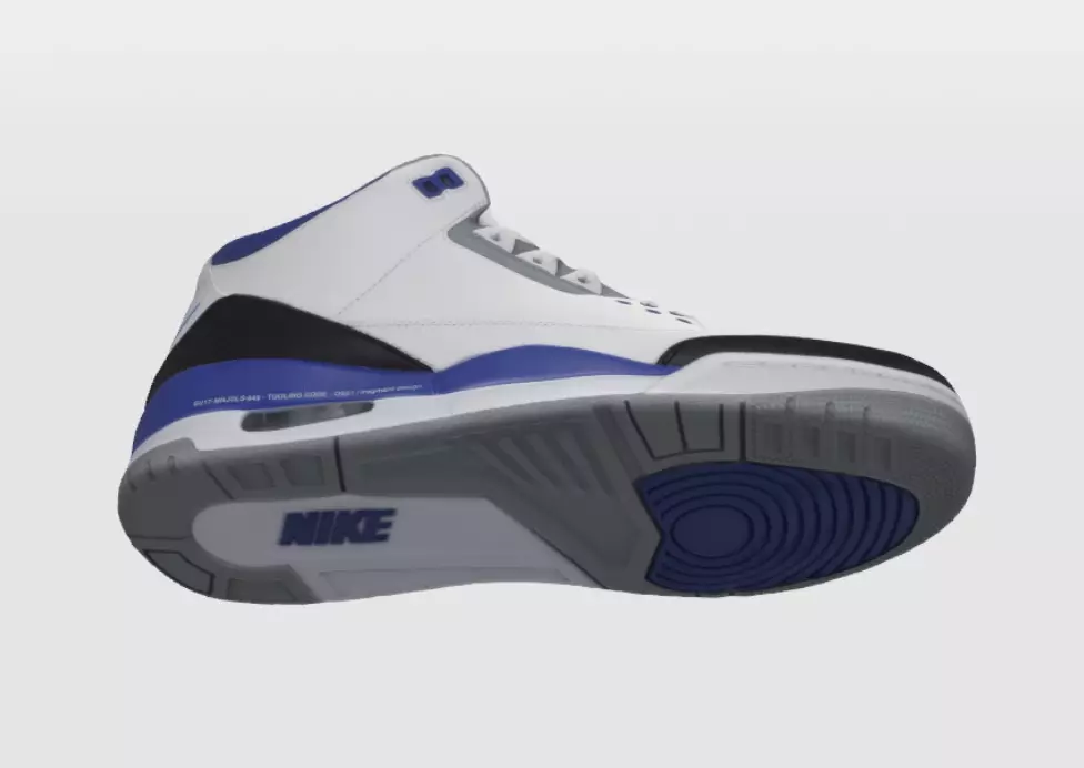 Δείγμα Fragment Air Jordan 3