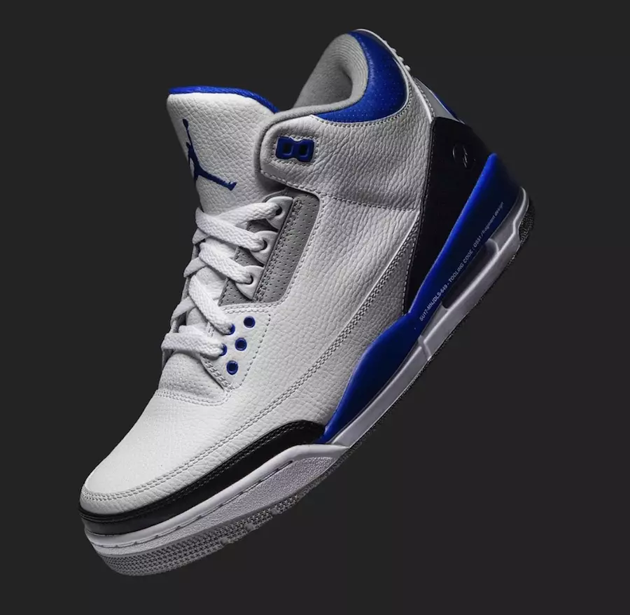 ფრაგმენტი Air Jordan 3 ნიმუში