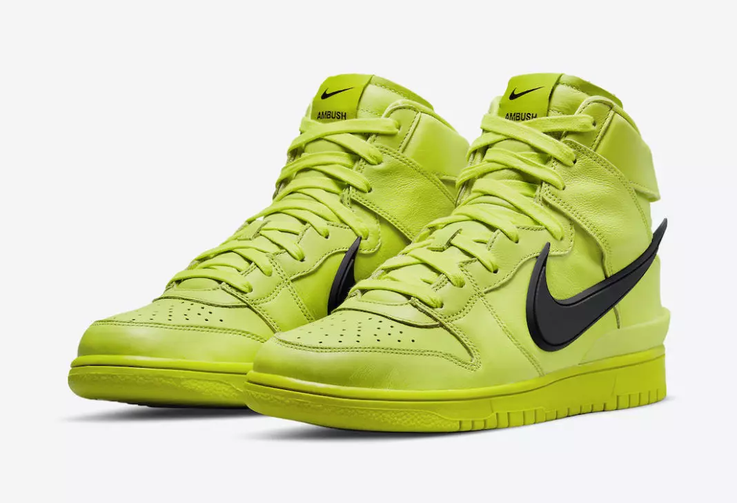 Ambush Nike Dunk High Flash Lime CU7544-300 Udgivelsesdato