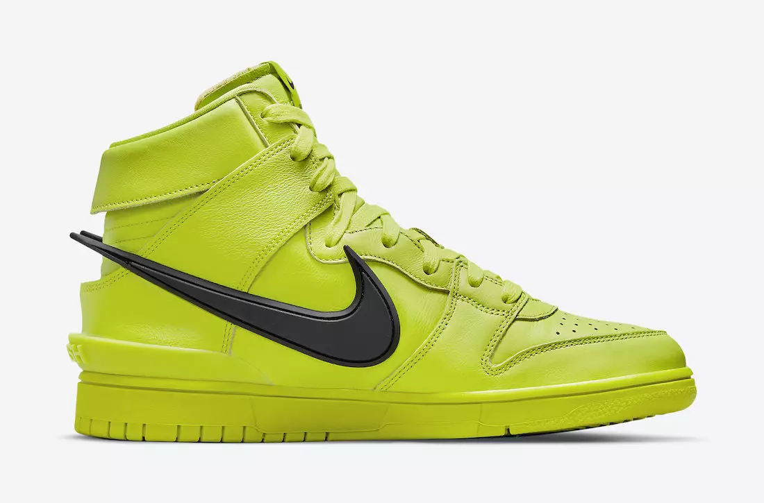 Emboscada Nike Dunk High Flash Lime CU7544-300 Data de lançamento