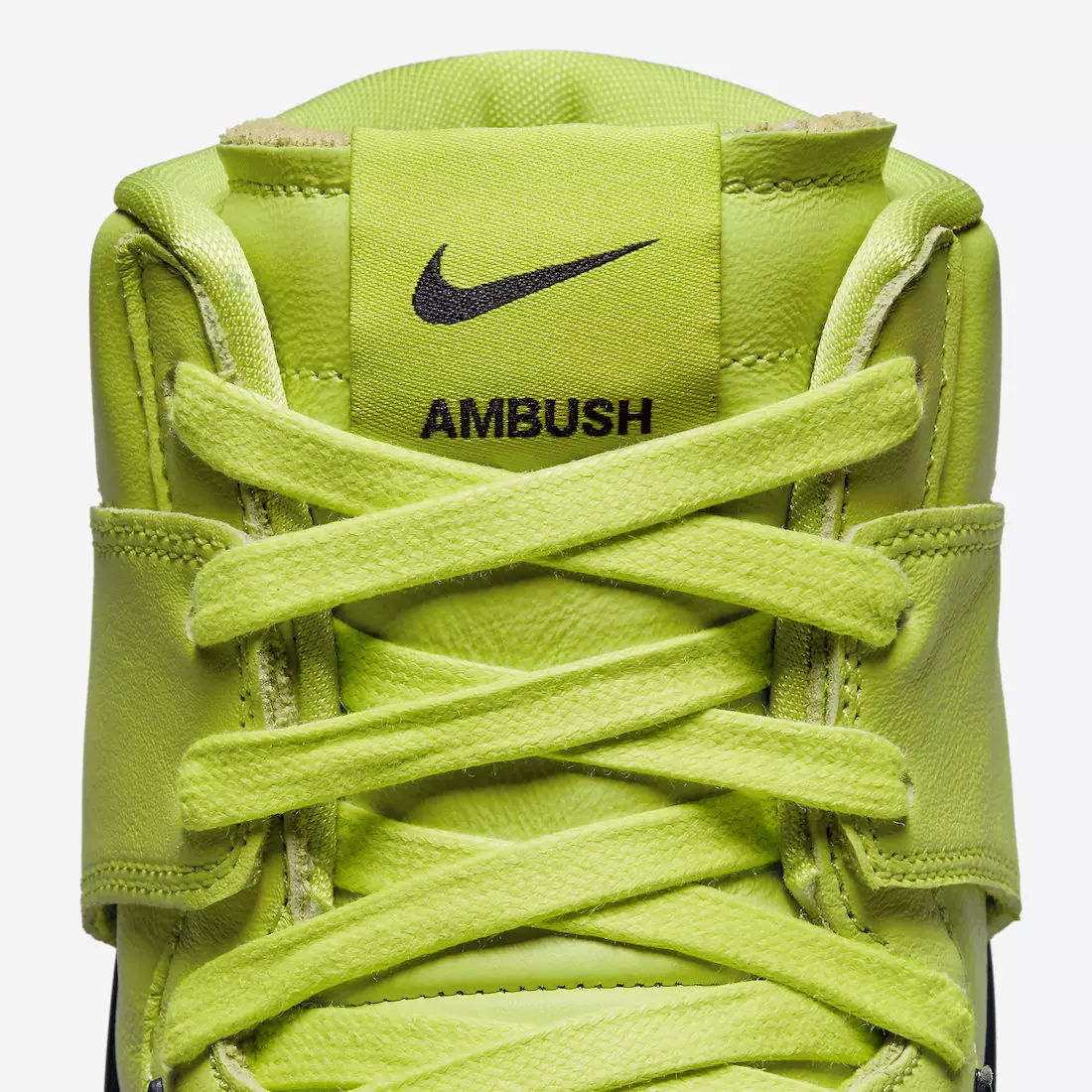 Дата выпуску Ambush Nike Dunk High Flash Lime CU7544-300