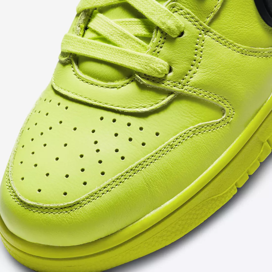 Ambush Nike Dunk High Flash Lime CU7544-300 מעלדונג טאָג