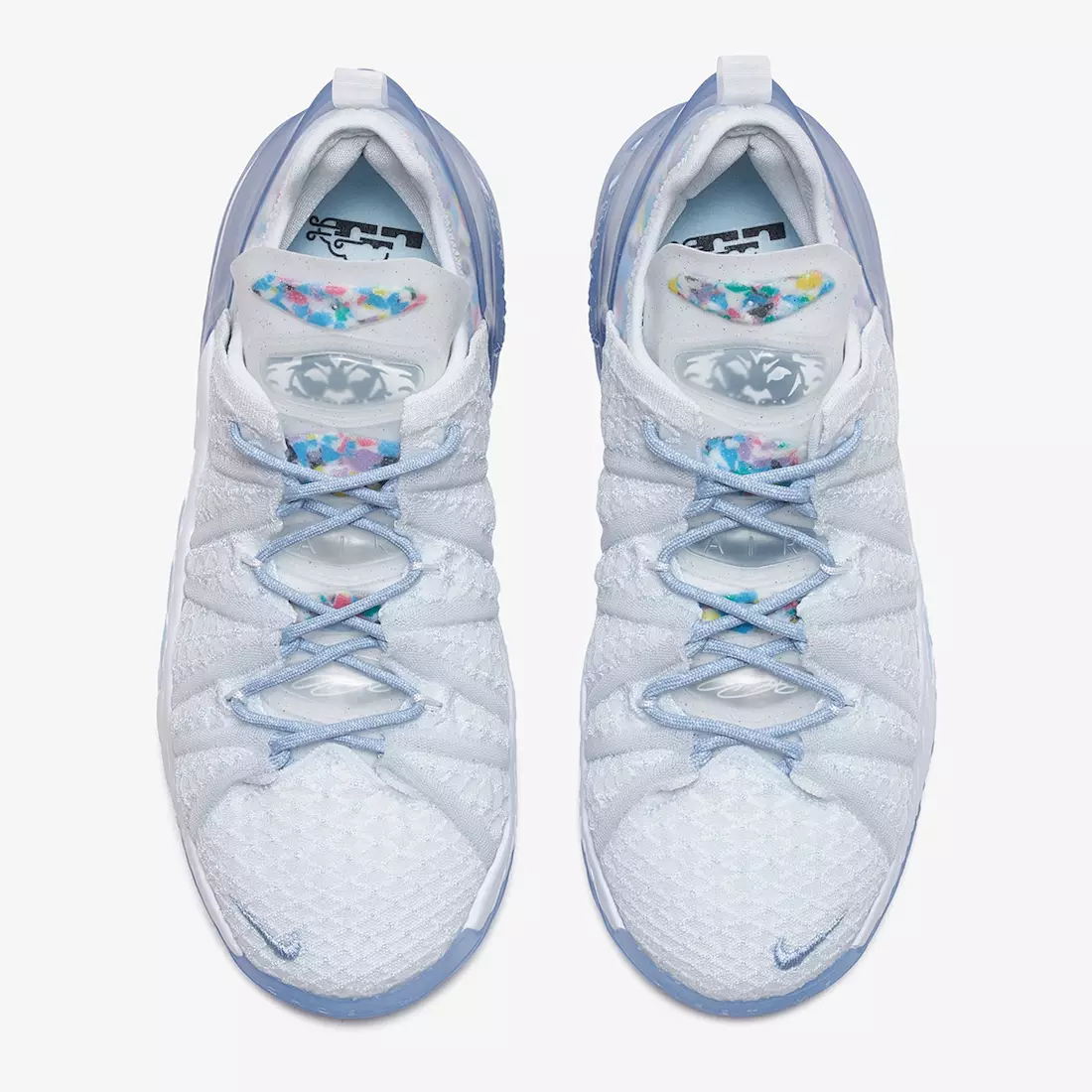 Nike LeBron 18 NRG GS Blue Tint White Clear CT4677-400 Թողարկման ամսաթիվ