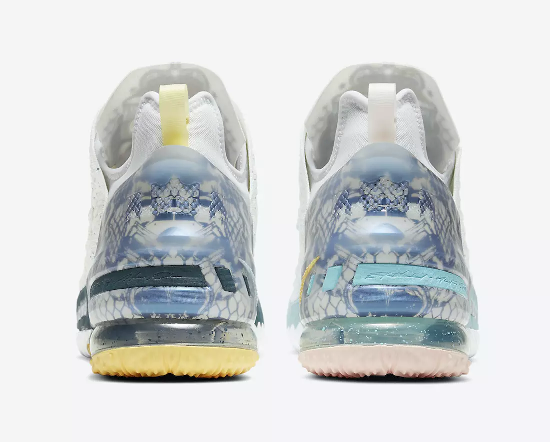 Nike LeBron 18 Reflections Flip DB8148-100 מעלדונג טאָג