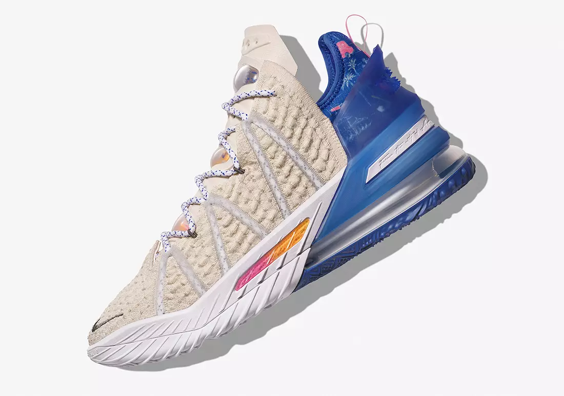 Nike LeBron 18 Los Angeles päevase väljalaskekuupäeva järgi