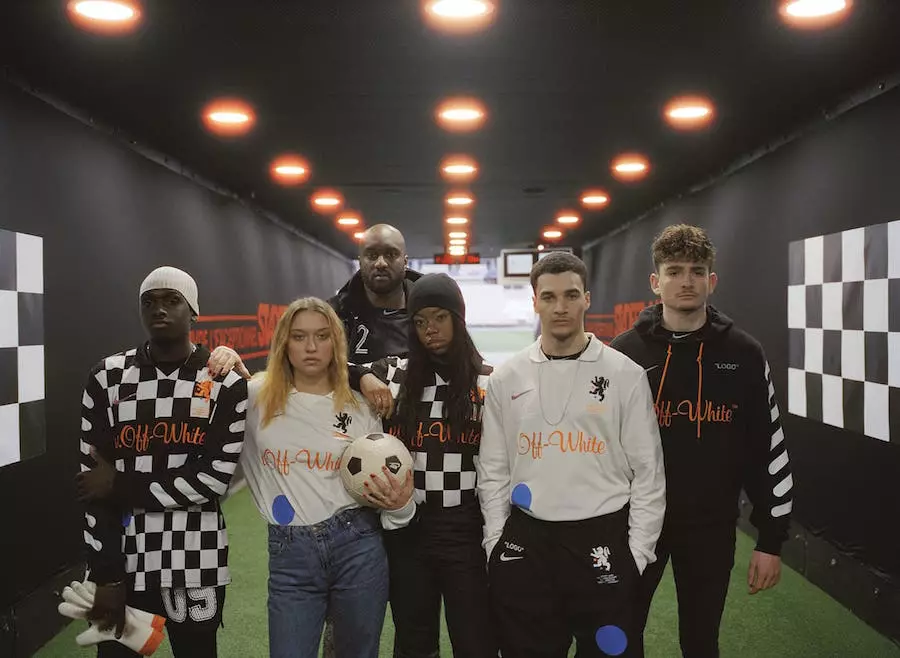 Санаи нашри коллексияи футболи Nike Off-White-