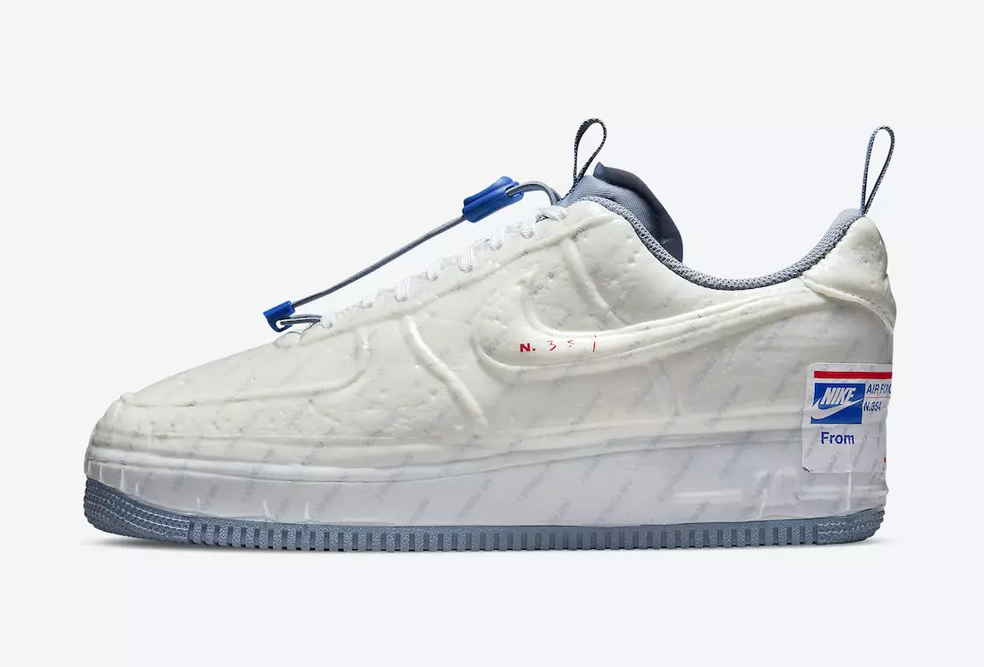 Nike Air Force 1 Experimental White Ghost Ashen Slate Game Royal CZ1528-100 Utgivelsesdato