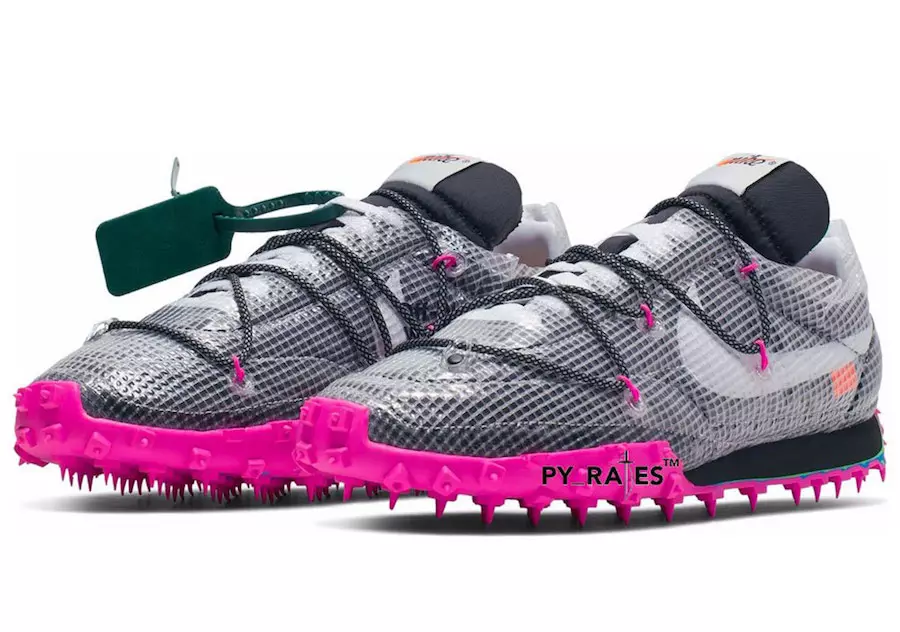 Off-White x Nike Waffle Racer Fuchsia Releasedatum