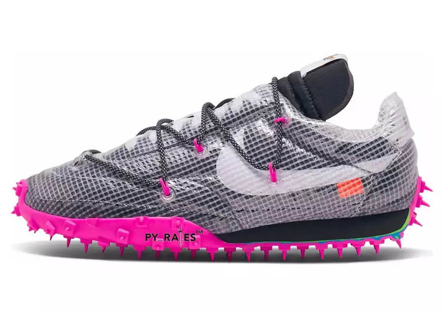 Off-White x Nike Waffle Racer Fuchsia Tarehe ya Kutolewa