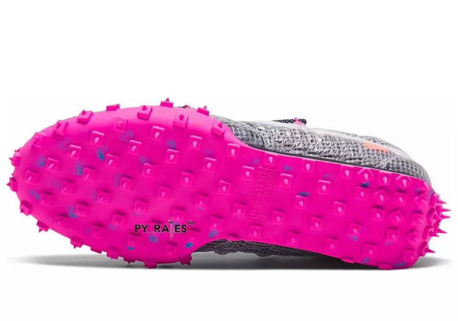 Off-White x Nike Waffle Racer Fuchsia Tanggal Rilis