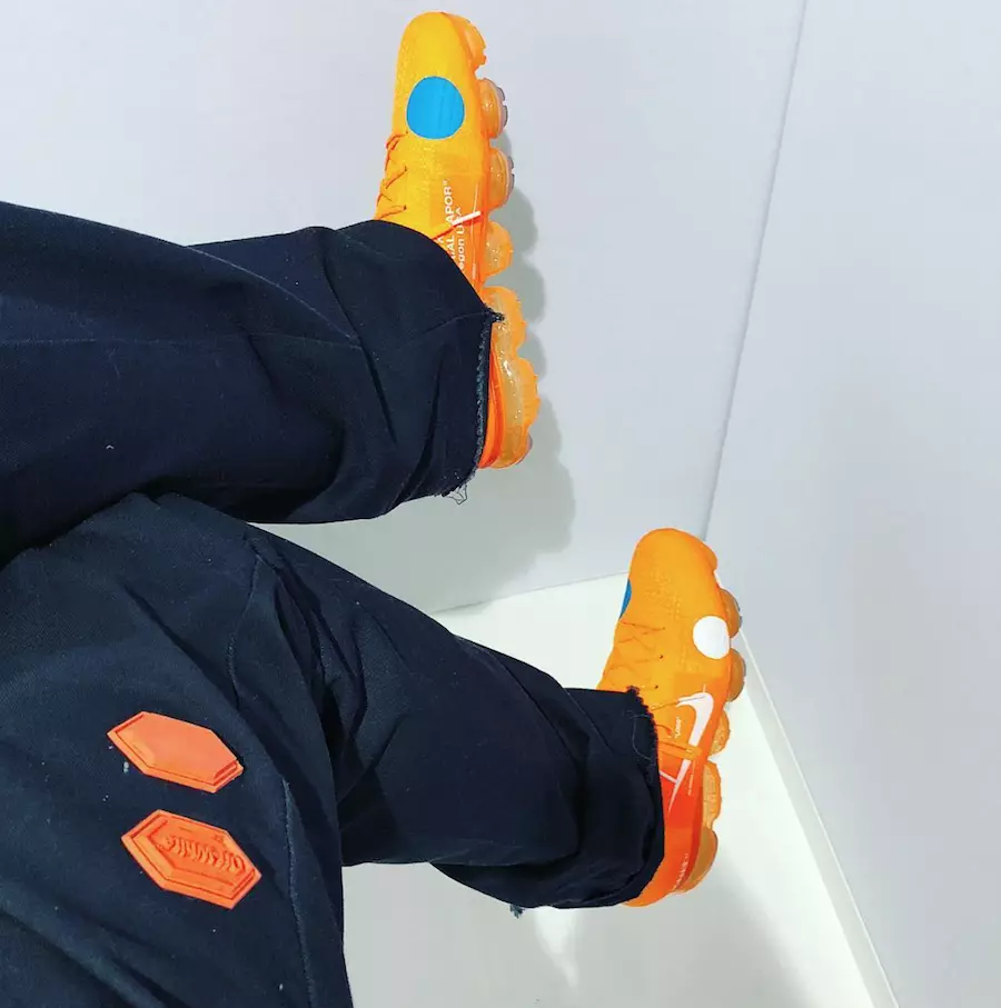 Oranssi luonnonvalkoinen x Nike Mercurial VaporMax