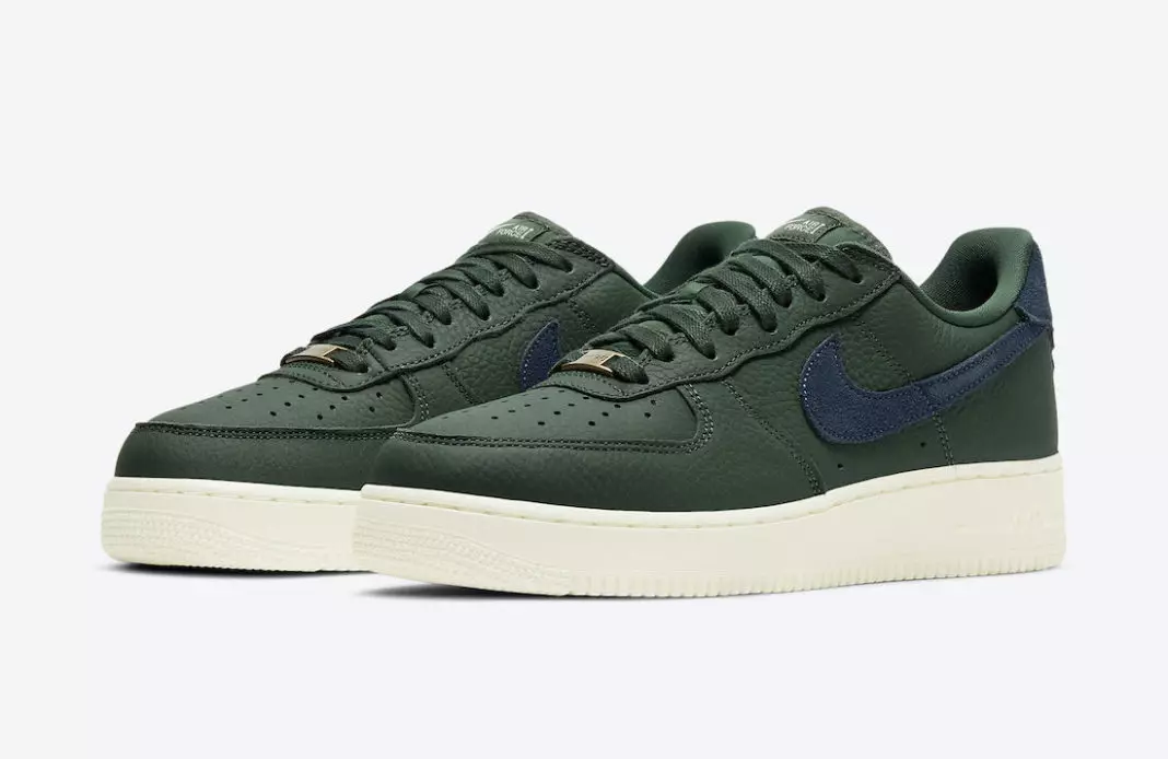 Nike Air Force 1 07 Craft Galactic Jade CV1755-300 Tarikh Tayangan