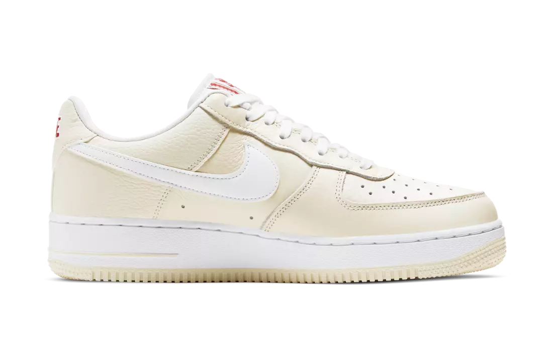 Nike Air Force 1 Íseal grán rósta CW2919-100 Dáta Eisiúna