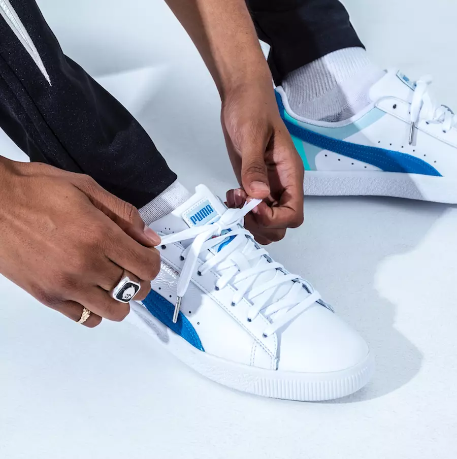 Różowy Dolphin x PUMA Clyde Pack