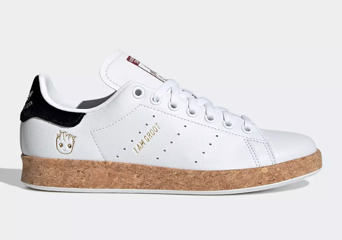 Marvel adidas Stan Smith Baby Groot Gamora GZ5989 Megjelenés dátuma