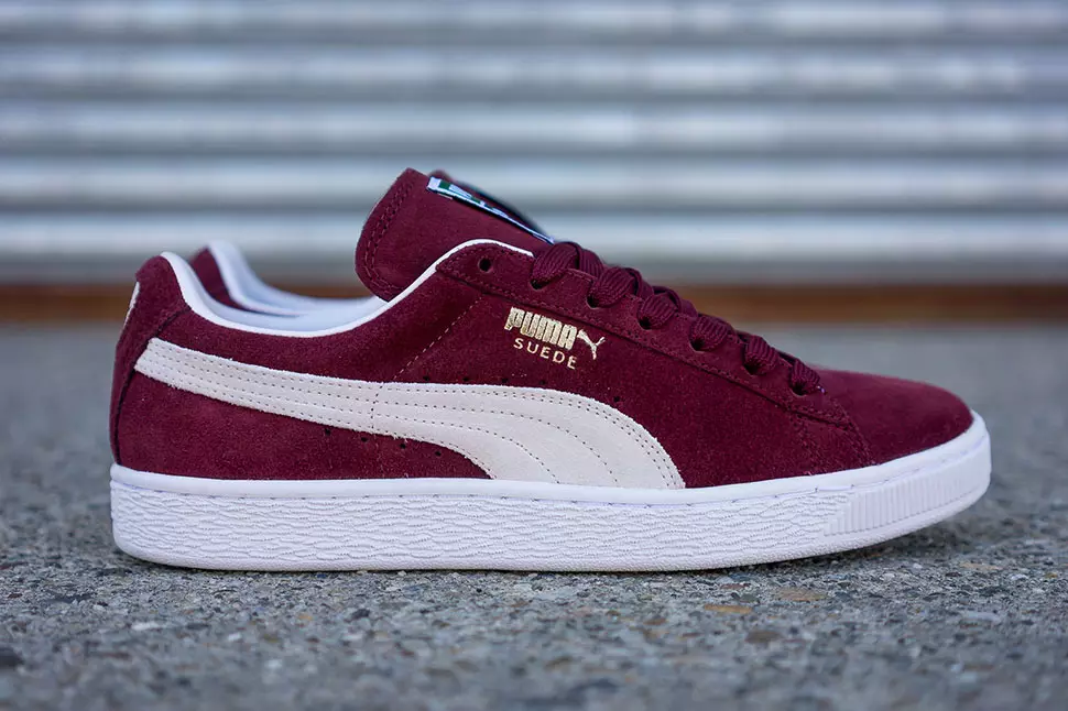 PUMA Suede კლასიკური კაბერნე წითელი