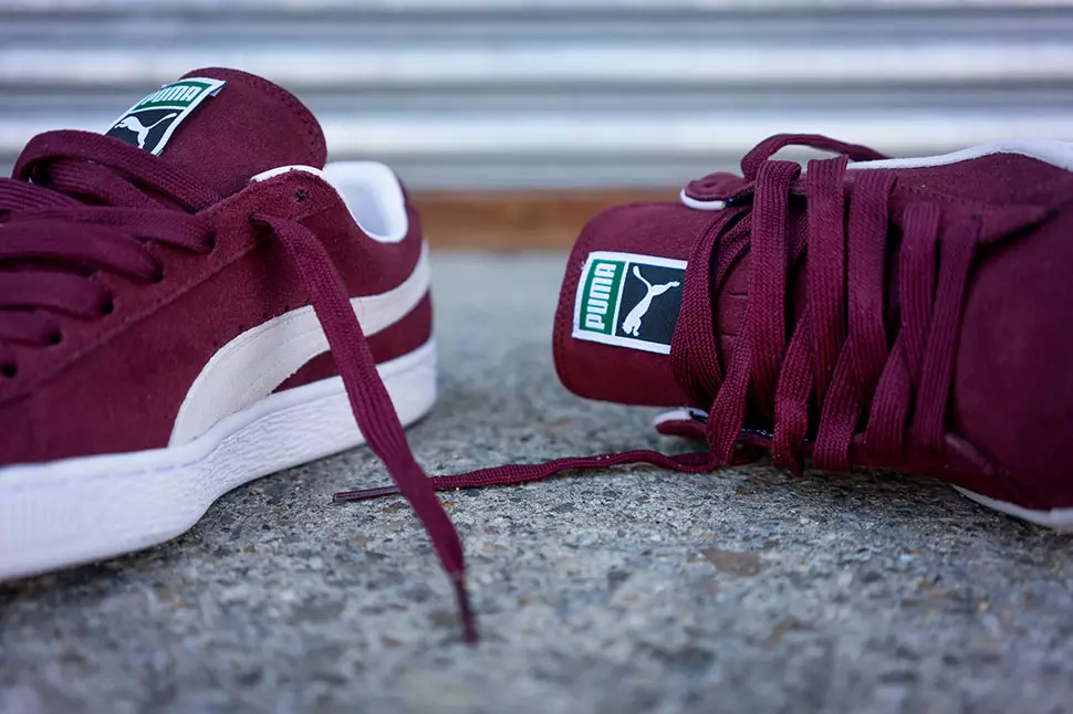 PUMA Suede კლასიკური კაბერნე წითელი