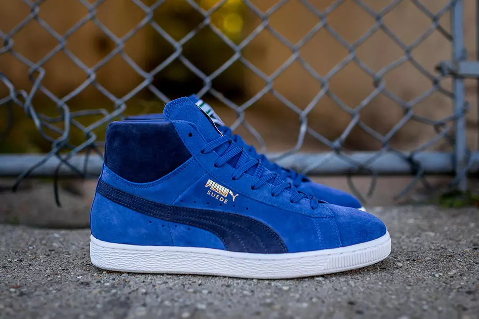 PUMA Wildleder Mid Classic Limonges