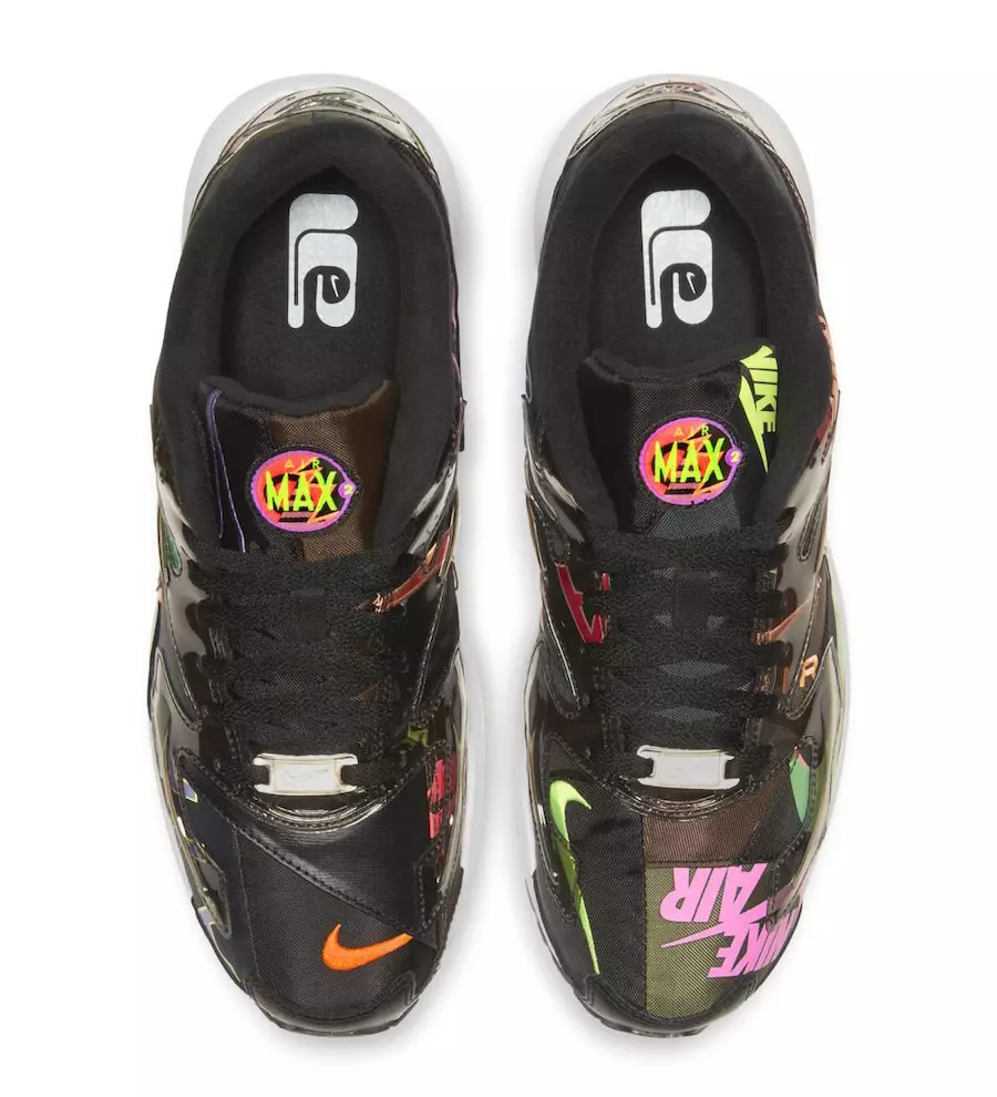 Atmos Nike Air Max2 E zezë E zezë, datë alternative e lëshimit