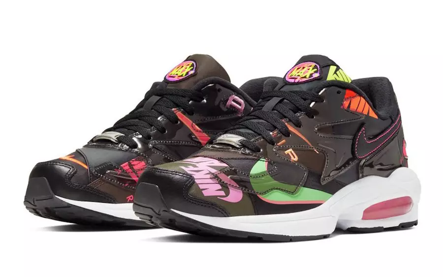 atmos Nike Aeir Max2 Solas Dubh Dáta Eisiúna Malartach