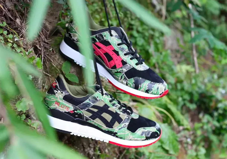 एटमॉस x ASICS GEL-Lyte III "टाइगर कैमो" रिलीज की तारीख