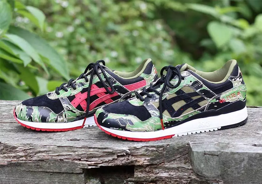 atmos x ASICS Gel Lyte III Tarikh Tayangan Camo Harimau