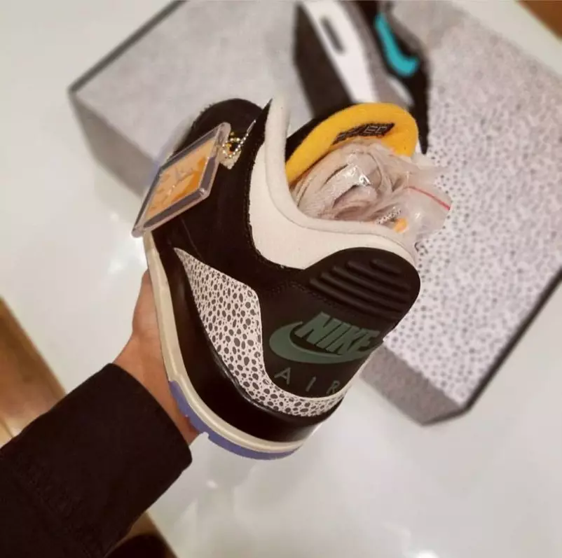 Atmos x Air Jordan 3 Dáta Eisiúna Safari