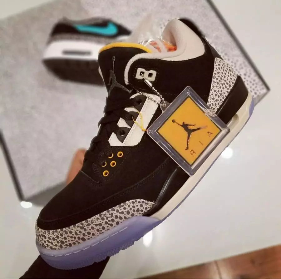 Atmos x Air Jordan 3 Safari išleidimo data