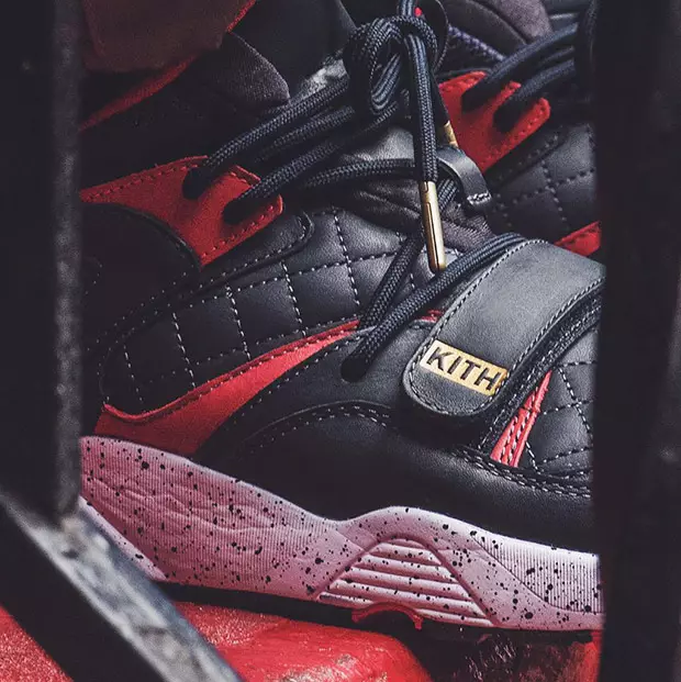 Ronnie Fieg KITH PUMA Hitam Merah