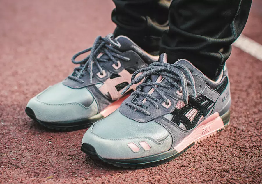 WOEI ASICS Gel Lyte III Apríkósu Nectar Svartur