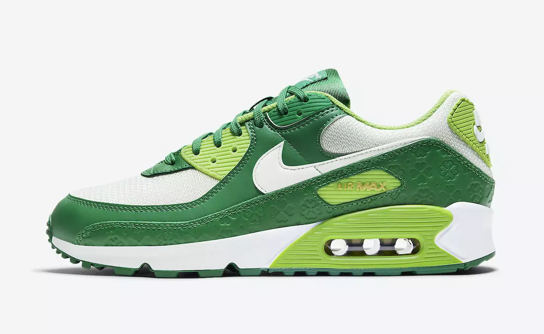 Nike Air Max 90 St Patricks Day 2021 DD8555-300 תאריך שחרור