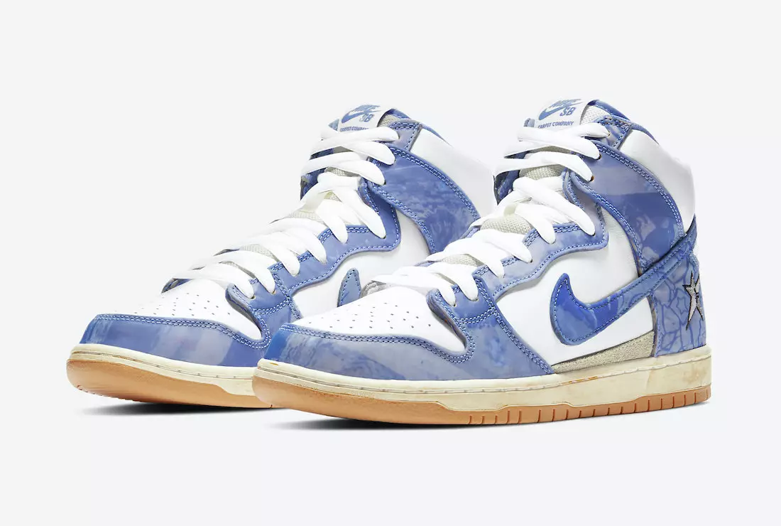 Teppafyrirtæki Nike SB Dunk High CV1677-100 Útgáfudagur