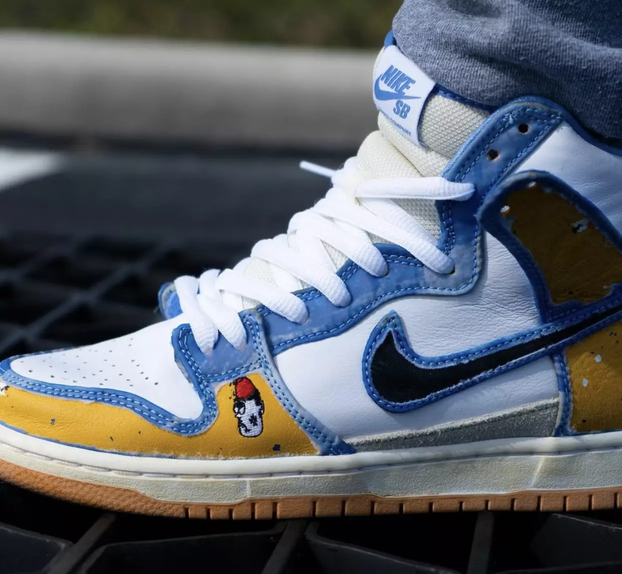 Carpet Company x Nike SB Dunk High CV1677-100 Udgivelsesdato On-Feet