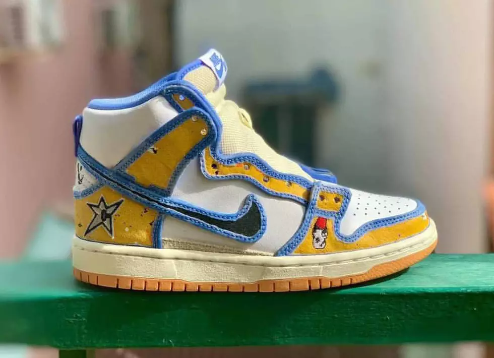 شركة السجاد x Nike SB Dunk High CV1677-100 تاريخ الإصدار