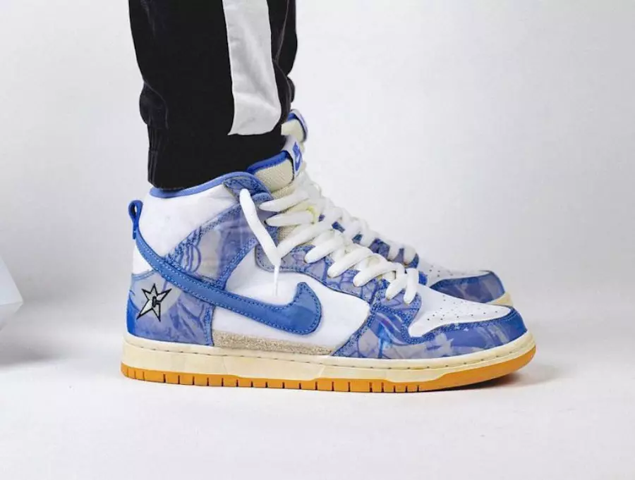 Compania de covoare Nike SB Dunk High CV1677-100 Data lansării On-Feet