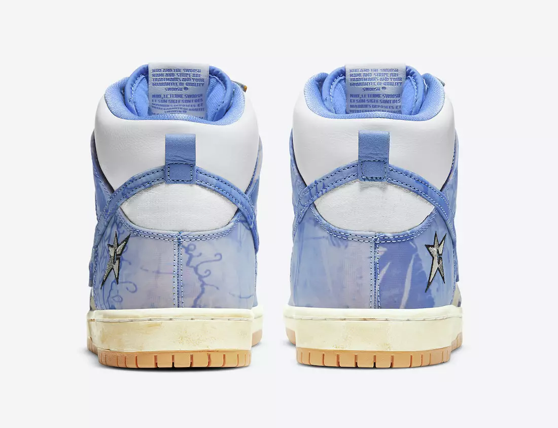 Kilimų įmonė Nike SB Dunk High CV1677-100 Išleidimo data