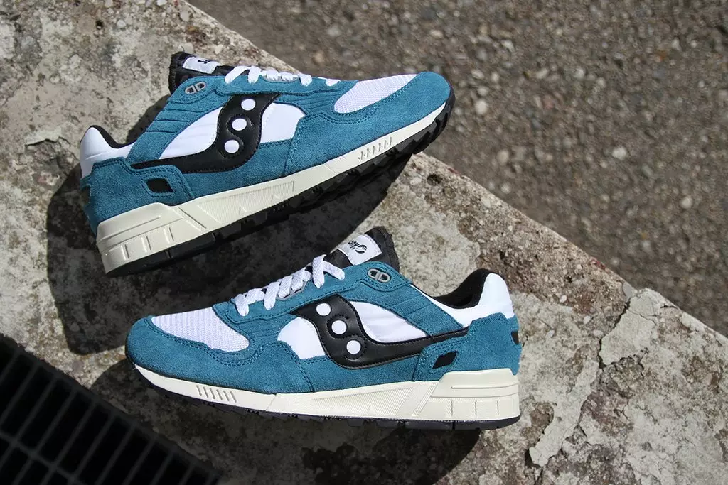 Saucony Shadow 5000 Vintage kékeszöld velúr