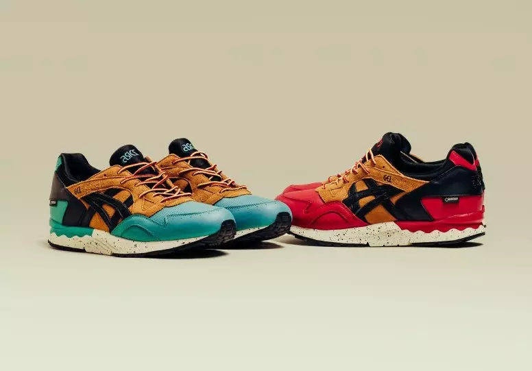 ASICS Gel Lyte V Gore-Tex Pack Biru Merah