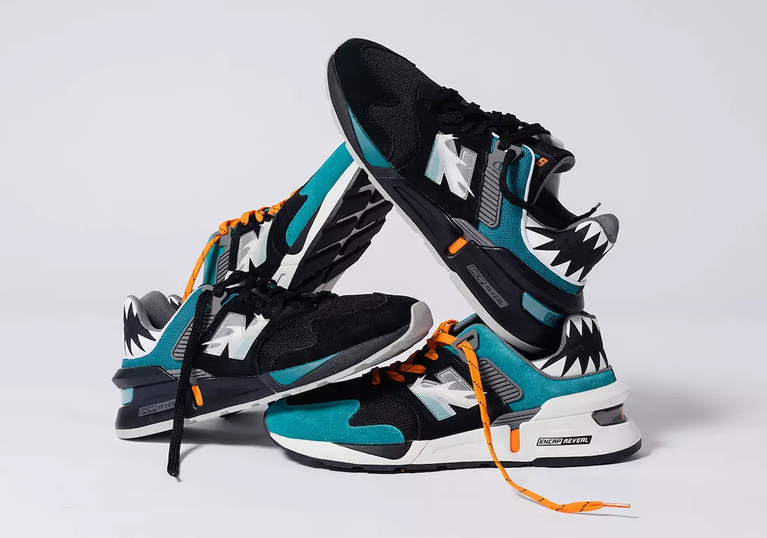 Shoe Palace x New Balance 997S godina lielo balto haizivi