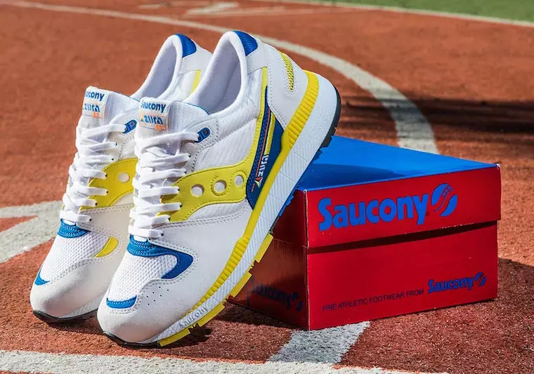 Saucony Azura Biela Žltá Modrá Dátum vydania