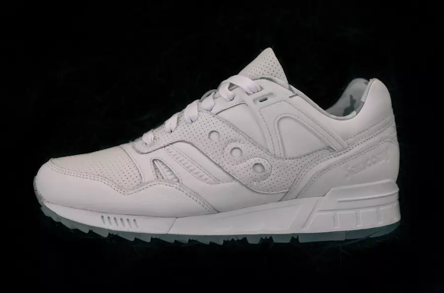 Saucony x TBlake Triple White