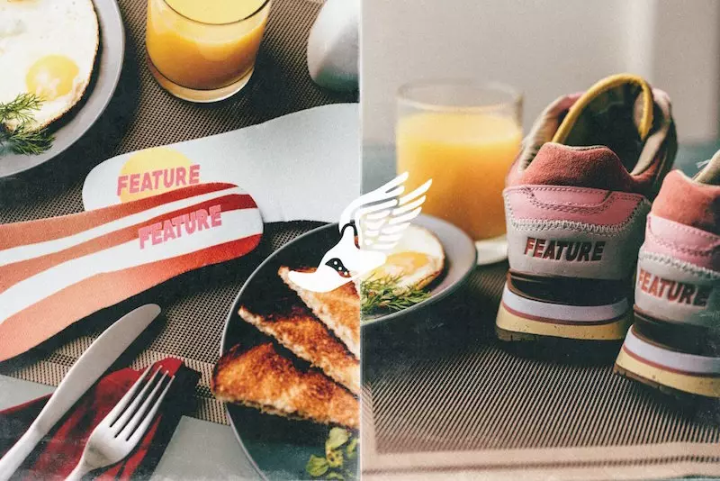 Feature x Saucony Courageous Bacon Eggs