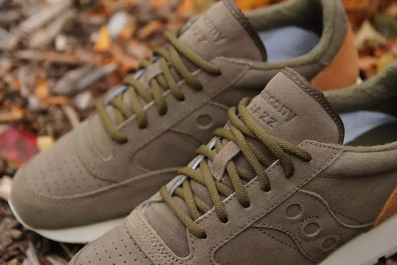 Saucony Jazz Original Premium Olive Wildleder