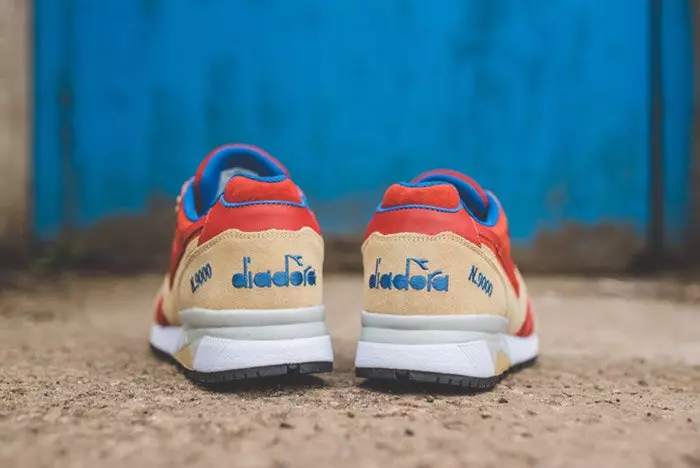 Diadora N9000 Rosso Mattone V7000 Blu Olandese