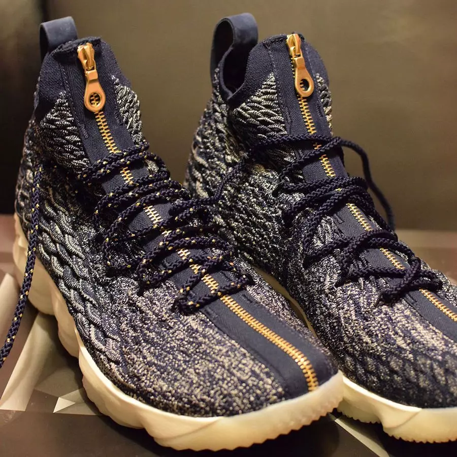 Kith x Nike LeBron 15 Cardozo Blue საშუალო სკოლა