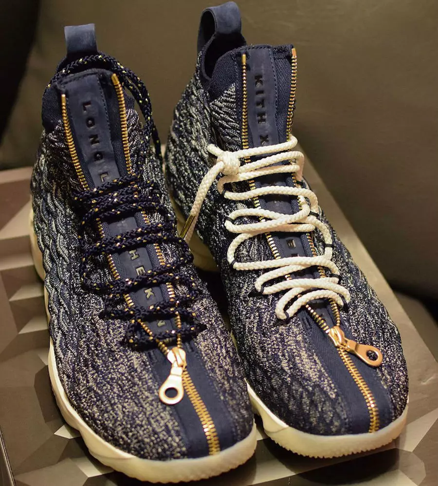 Kith x Nike LeBron 15 Cardozo Blue School