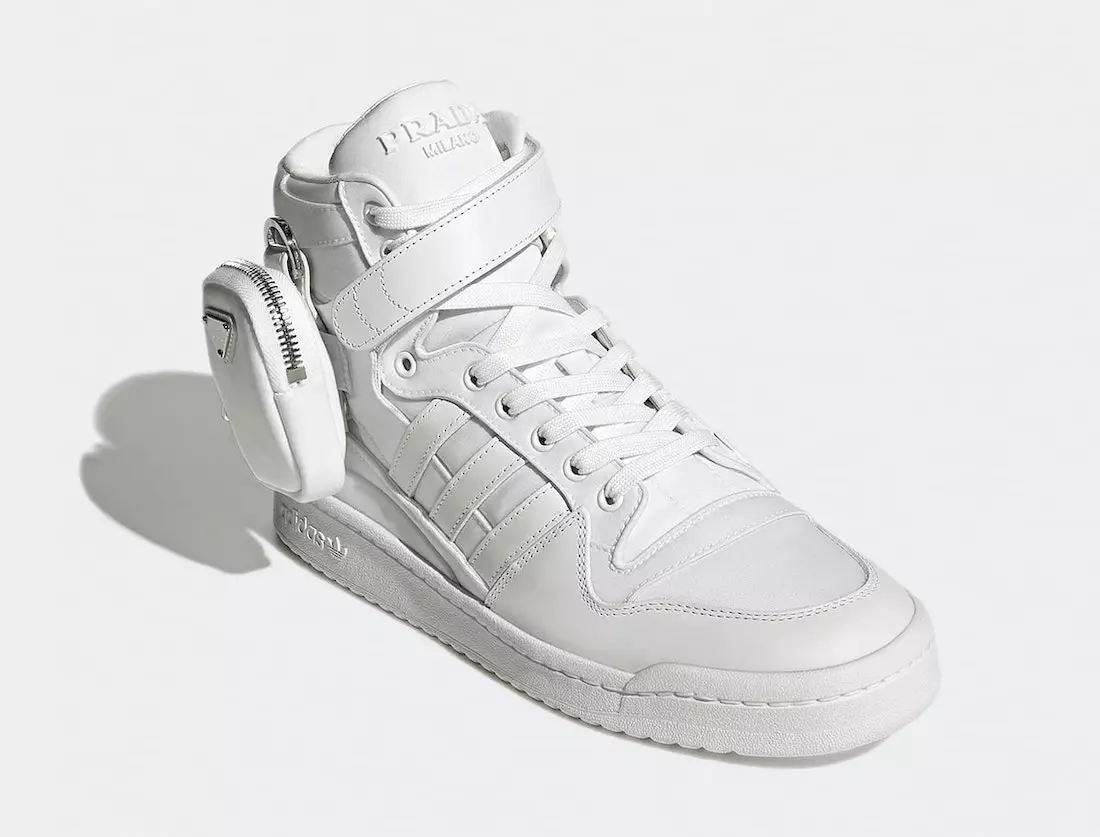 تاريخ إصدار Prada adidas Forum High White GY7041