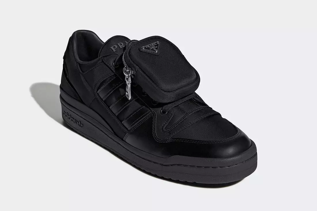 تاريخ إصدار Prada adidas Forum Low Black GY7043