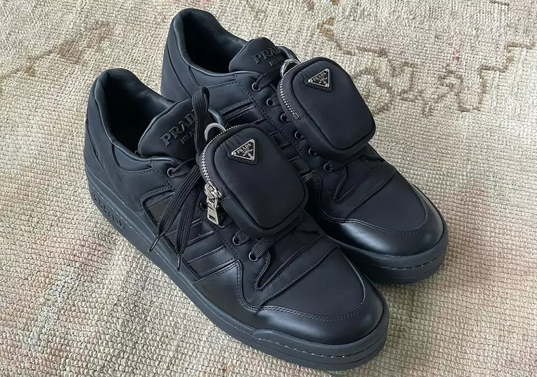 تاريخ إصدار Prada adidas Forum Low Black