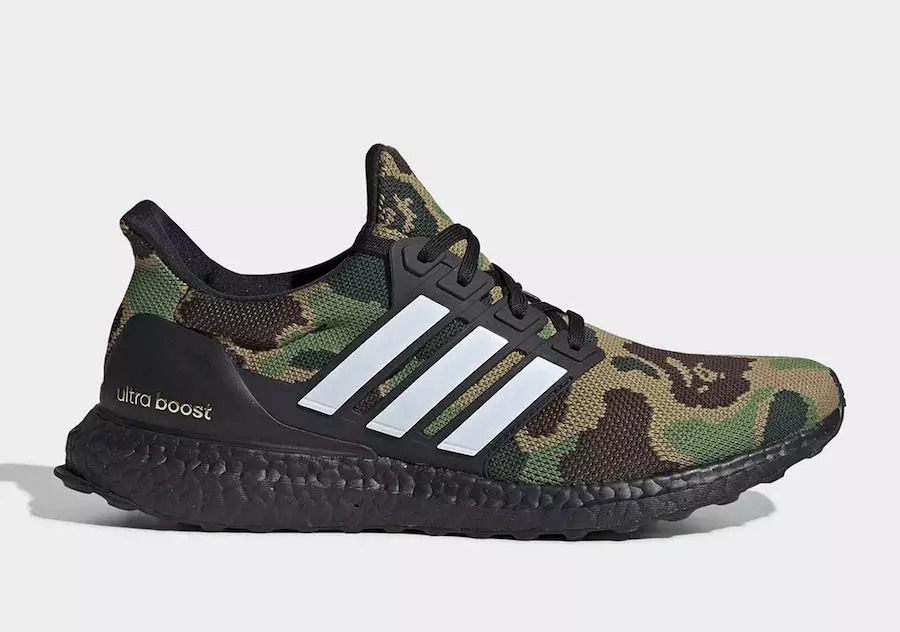 Bape Adidas Ultra Boost Green Camo F35097 Дата выпуску